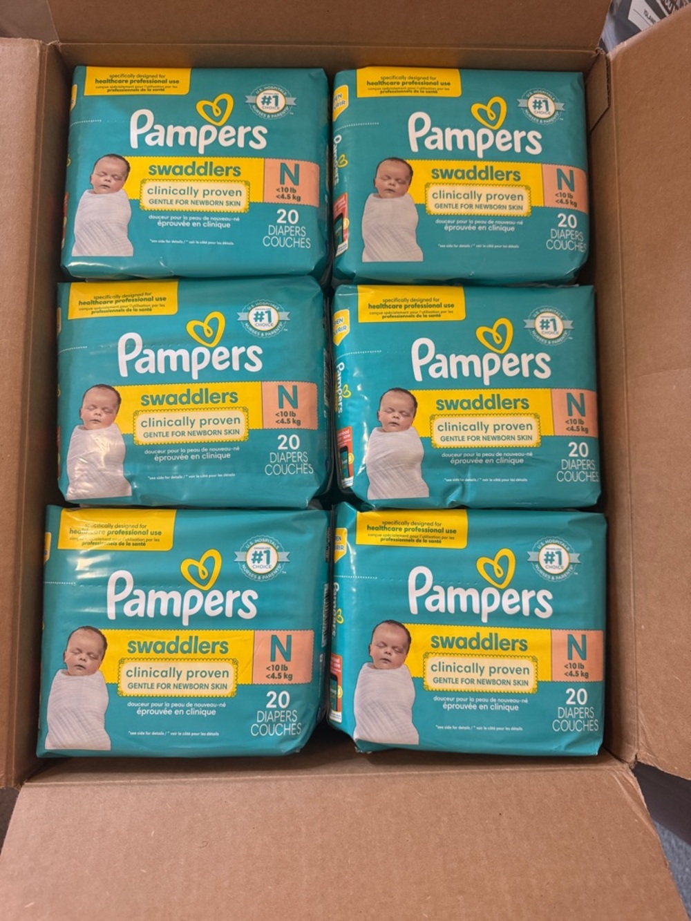 Pampers Swaddlers Newborn Diapers 240ct